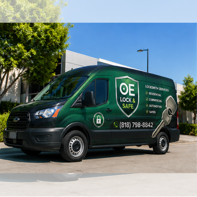 OE Lock & Safe fully-stocked mobile locksmith van